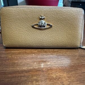 Vivienne Westwood Tan Leather Wallet